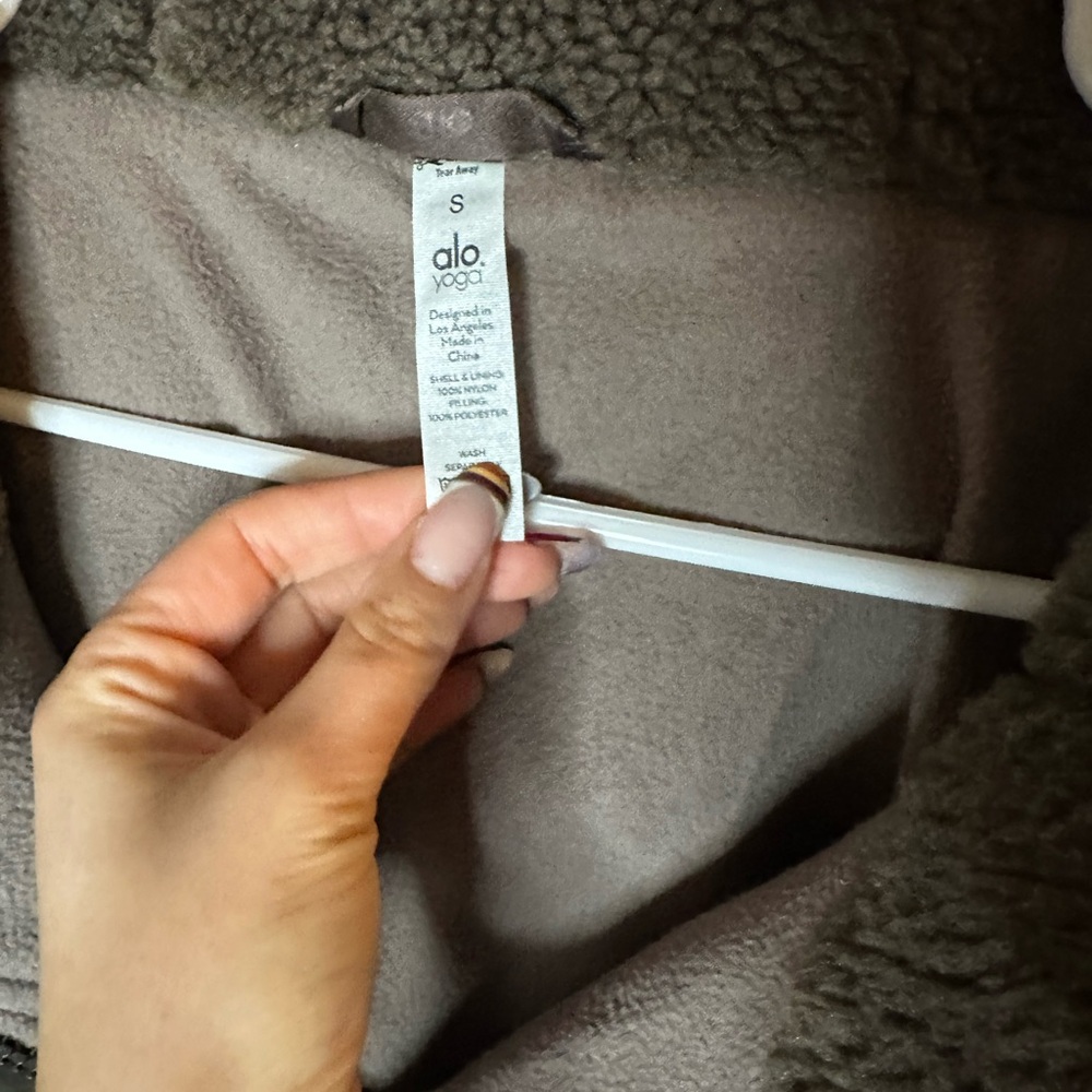 ALO Yoga Brown Cargo Utility Jacket Womens size Small - Picture 6 of 6